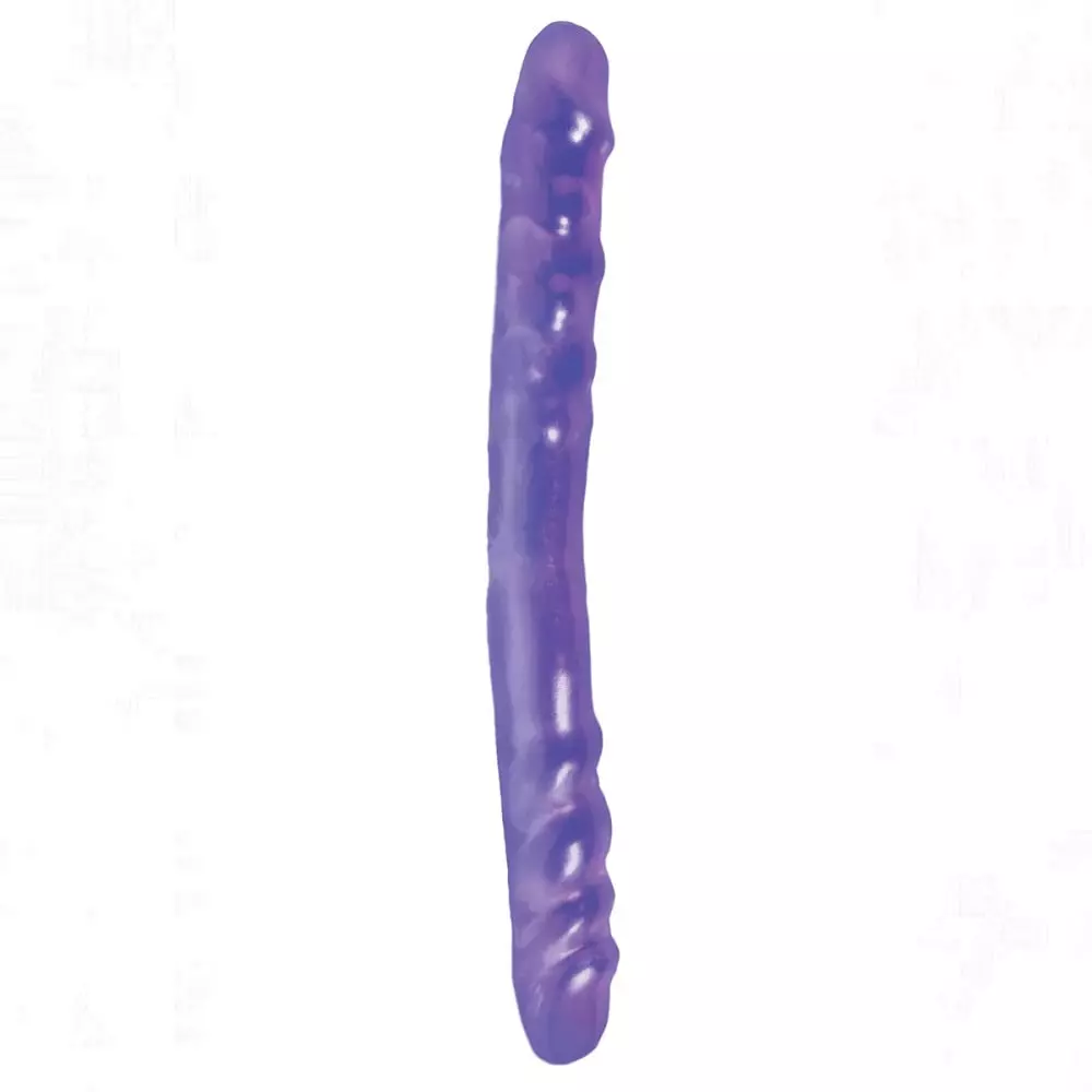 Basix Rubber Works 16 inch Double Dong In Purple
